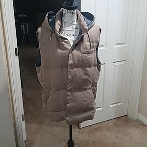 Brunello Cucinelli sleeveless down jacket